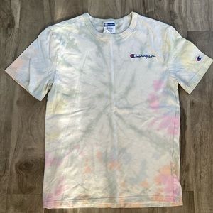 Champion Tie Die T Shirt - Size Small